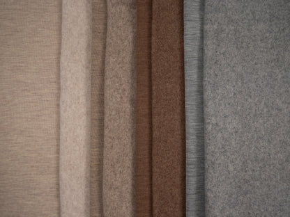 0,5m 90 cm Reststück Merino Fleece beige 1010
