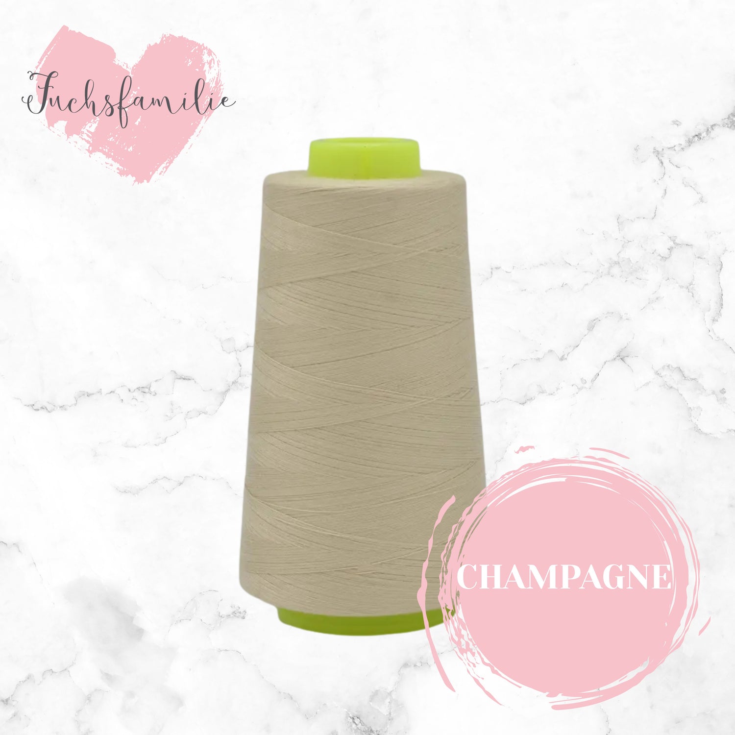 Overlock Garn Champagne 530