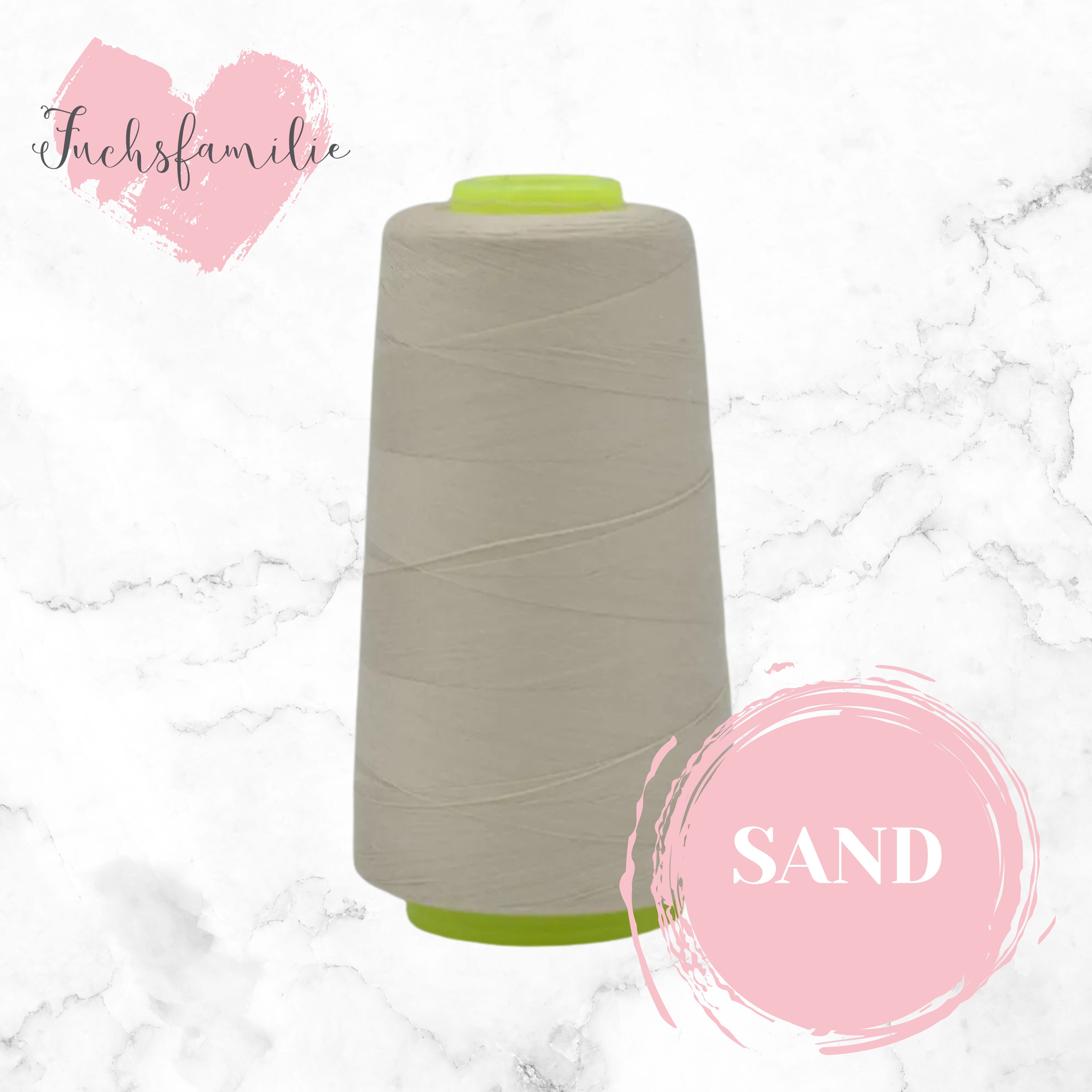 Overlock Garn Sand 520