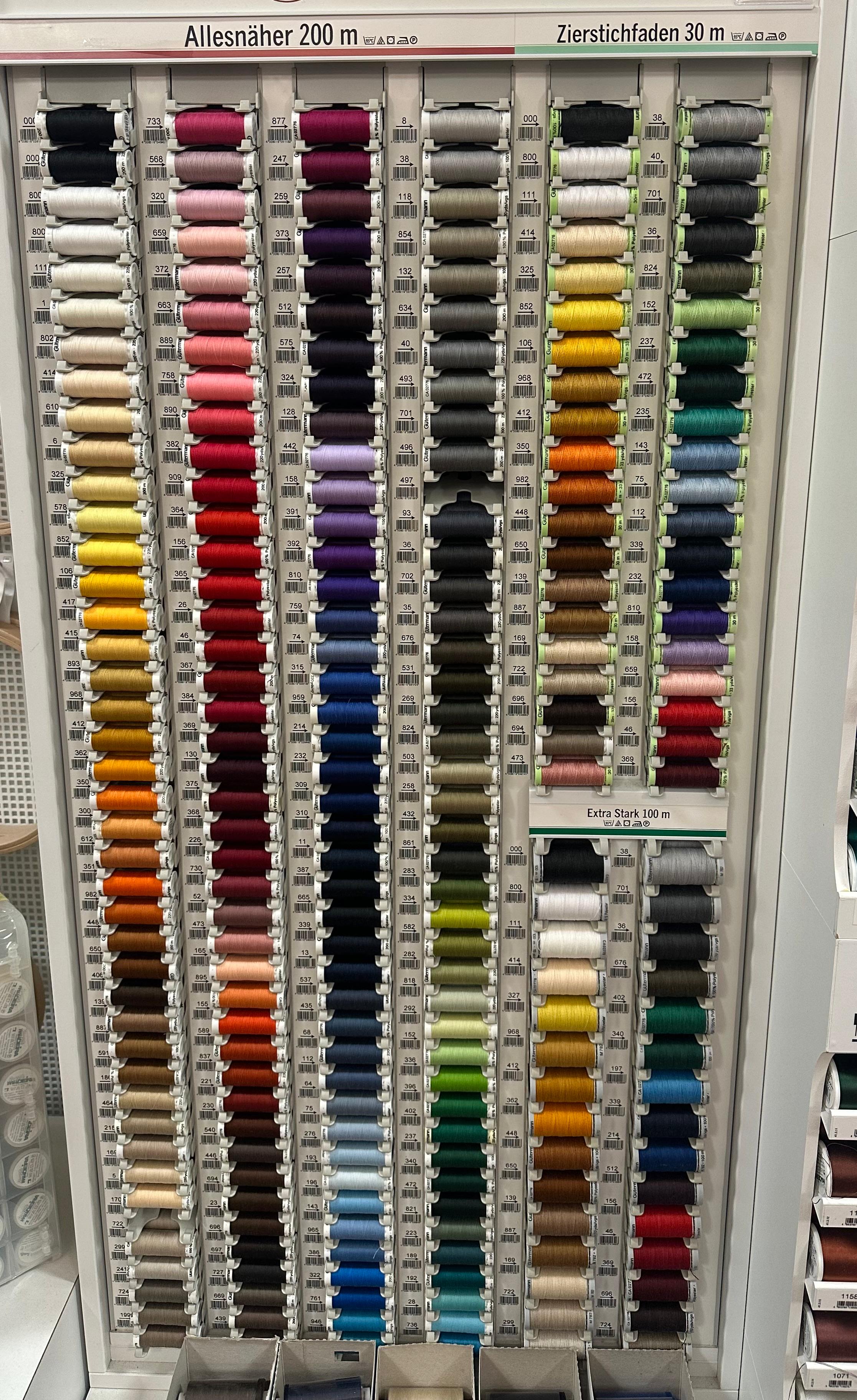 Gütermann Zierstichfaden Spule 30m Ü-Farbe