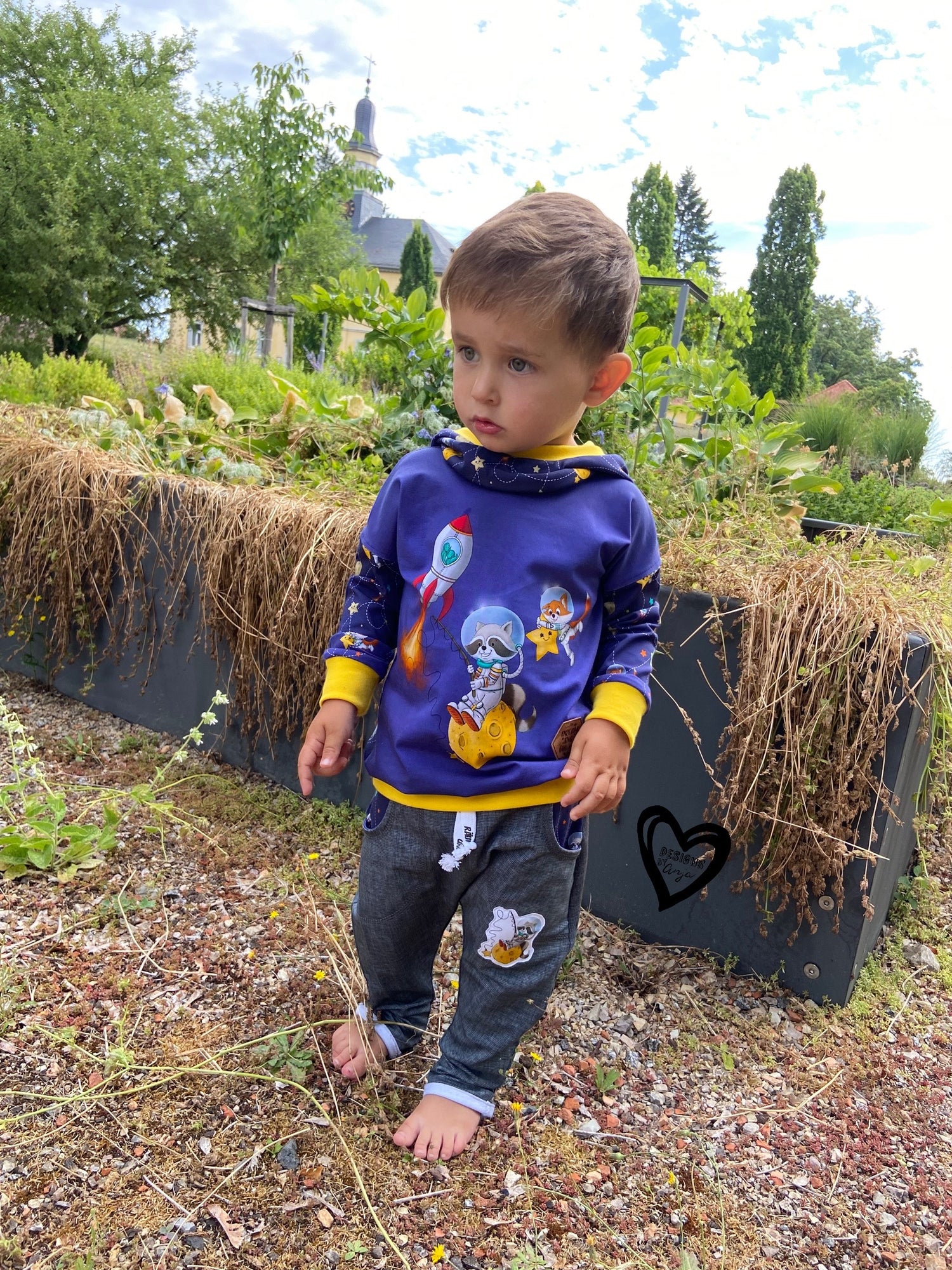 Bio-Jersey Charlie &quot;Little Explorer&quot; königsblau 