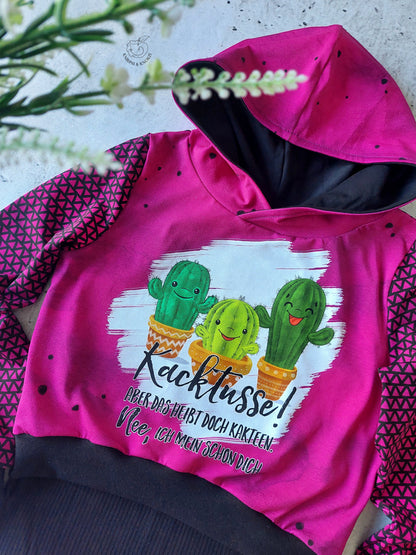 Bio-Jersey Kakteen &quot;Kacktusse&quot; hotpink 