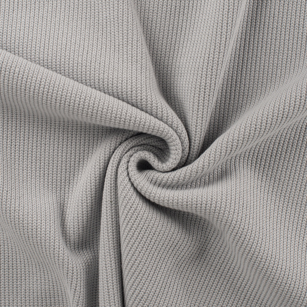 0,5m Strickliebe Ökotex silver grey