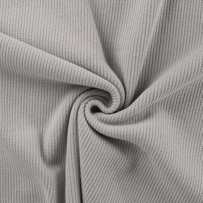 0,5m Strickliebe Ökotex silver grey