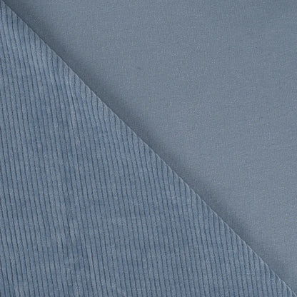 0,5m Velvory Dusty Blue  - dehnbar &amp; weich :)