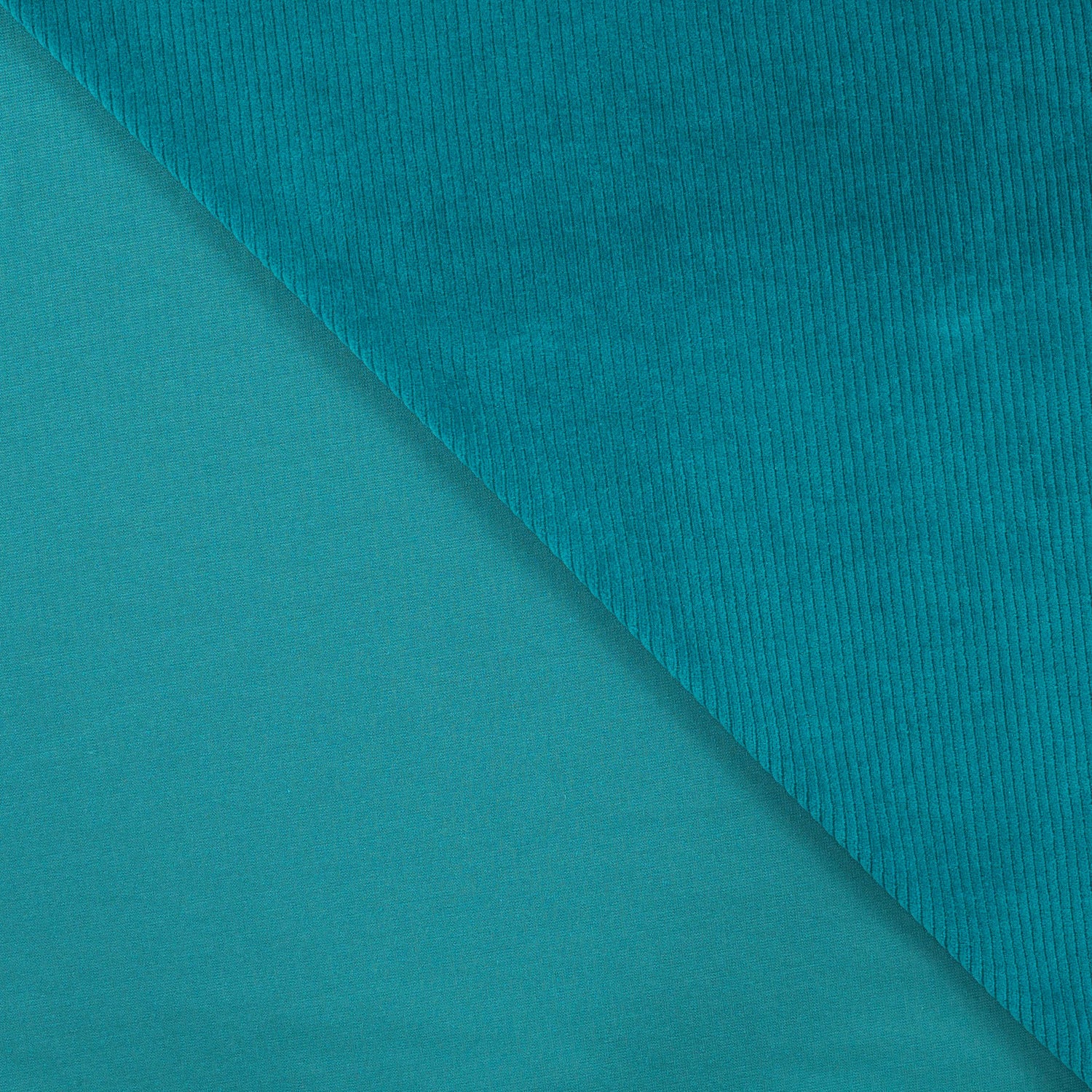 0,5m Velvory Light Petrol  - dehnbar &amp; weich :)