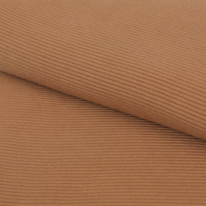 0,5m Ökotex 100 - Ripp-Jersey caramel