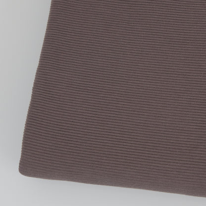 0,5m Ökotex 100 - Ripp-Jersey dusty brown
