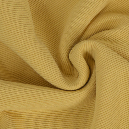 0,5m Ökotex 100 - Ripp-Jersey yellow
