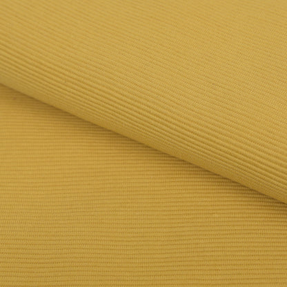 0,5m Ökotex 100 - Ripp-Jersey yellow