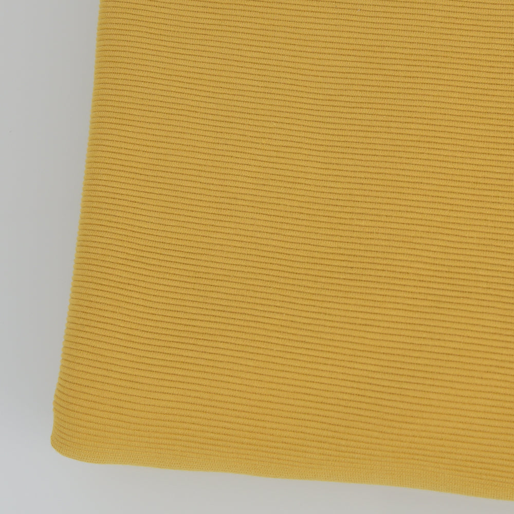 0,5m Ökotex 100 - Ripp-Jersey yellow