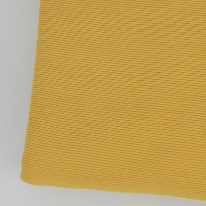 0,5m Ökotex 100 - Ripp-Jersey yellow