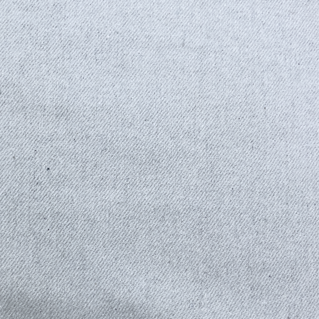 0,5m Recycled Jeans hellblau, fast weißblau