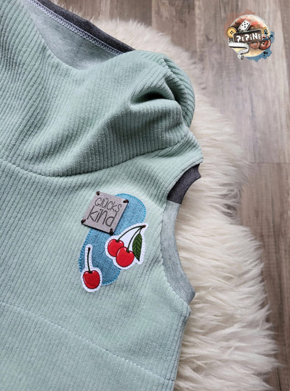 0,5m Velvory Pastel Mint  - dehnbar &amp; weich :)