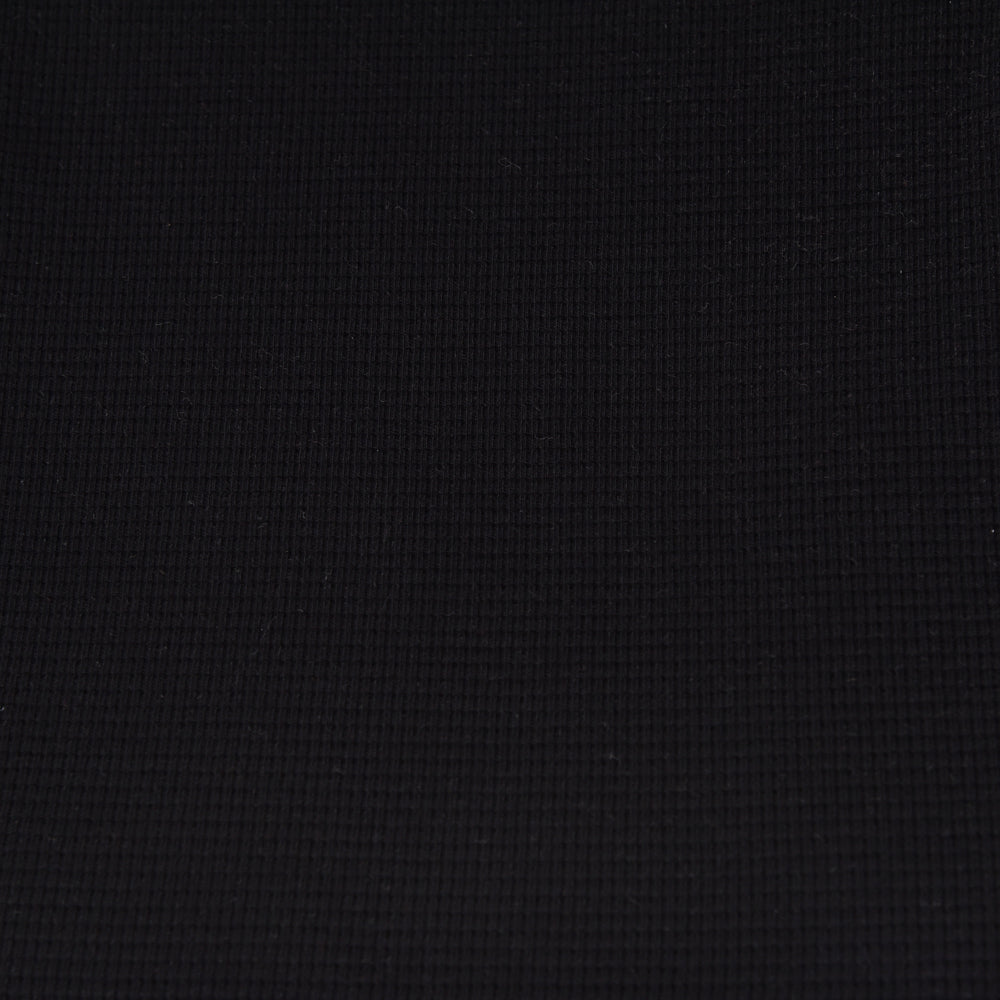 0,5m Ökotex 100 - Waffel-Jersey black