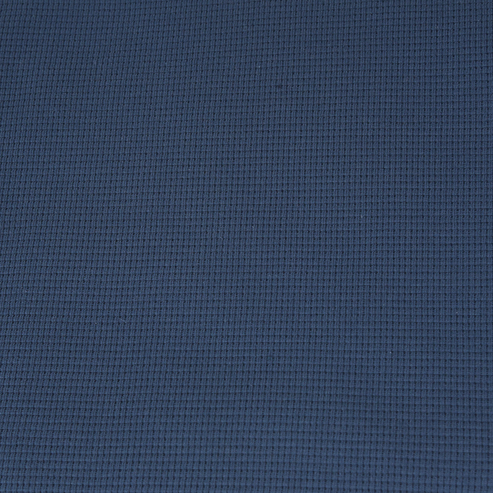 0,5m Ökotex 100 - Waffel-Jersey blue
