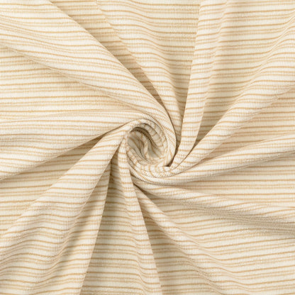 0,5m Vintage Sweat Streifen beige 5005