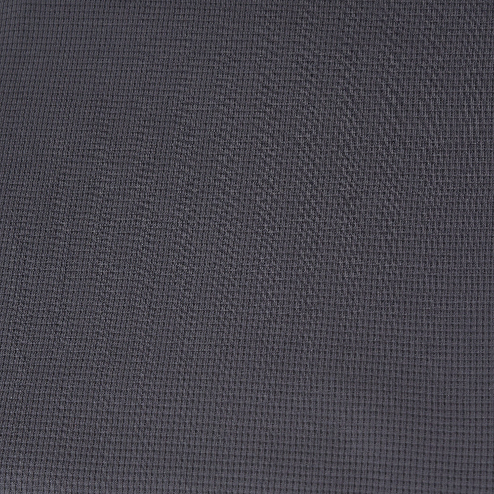 0,5m Ökotex 100 - Waffel-Jersey dark grey