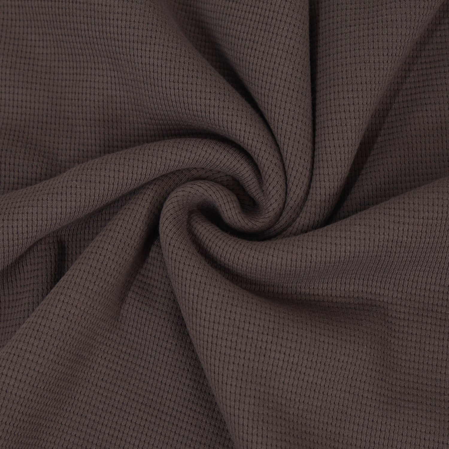 0,5m Ökotex 100 - Waffel-Jersey dusty brown