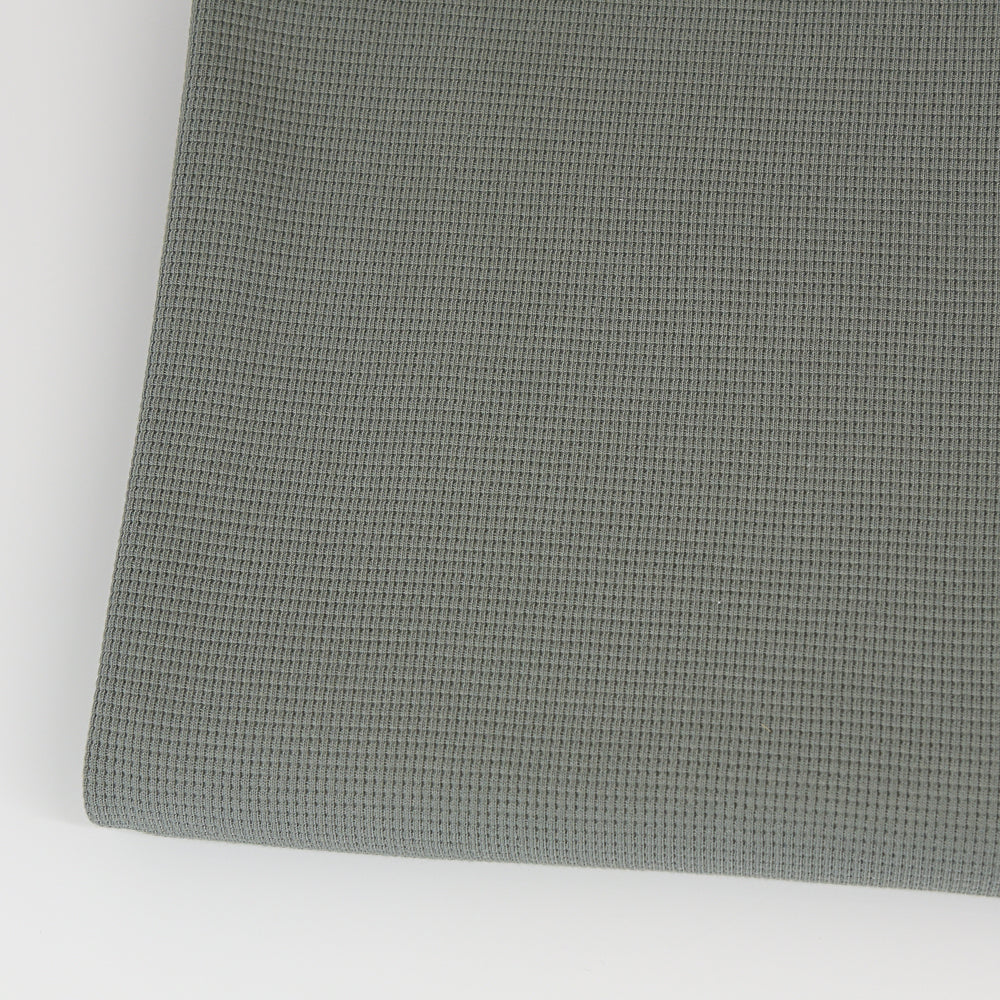 0,5m Ökotex 100 - Waffel-Jersey dusty mint