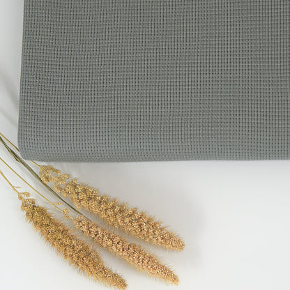 0,5m Ökotex 100 - Waffel-Jersey dusty mint