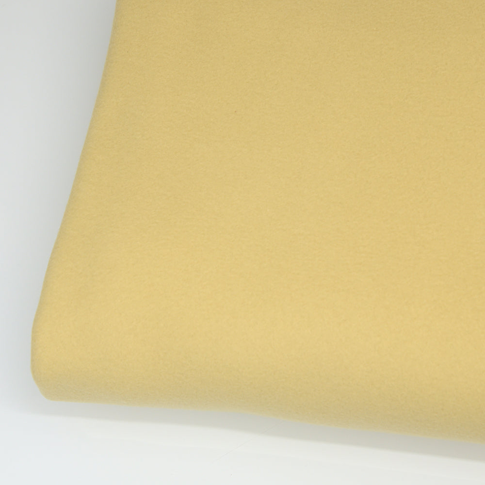 0,5m Bio-Baumwollfleece dusty yellow