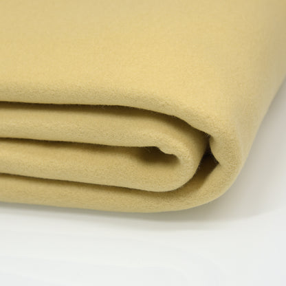 0,5m Bio-Baumwollfleece dusty yellow