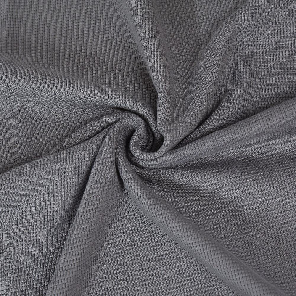 0,5m Ökotex 100 - Waffel-Jersey grey