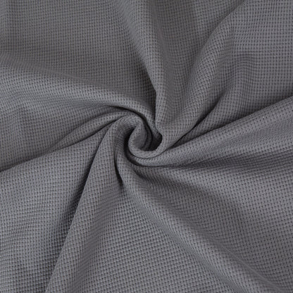 0,5m Ökotex 100 - Waffel-Jersey grey