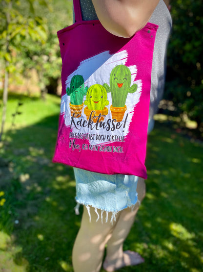 Bio-Jersey Kakteen &quot;Kacktusse&quot; hotpink 