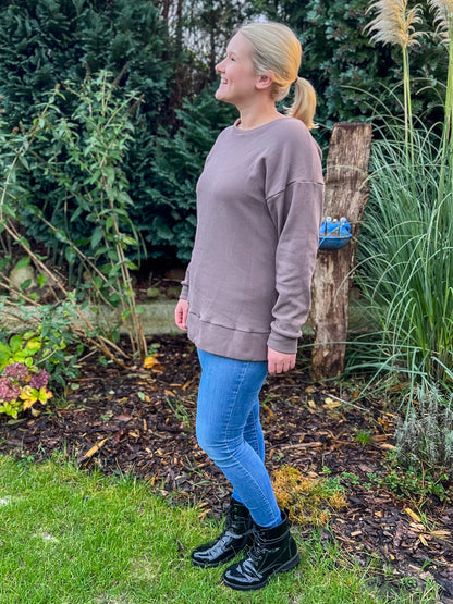 0,5m Strickliebe Ökotex dusty brown