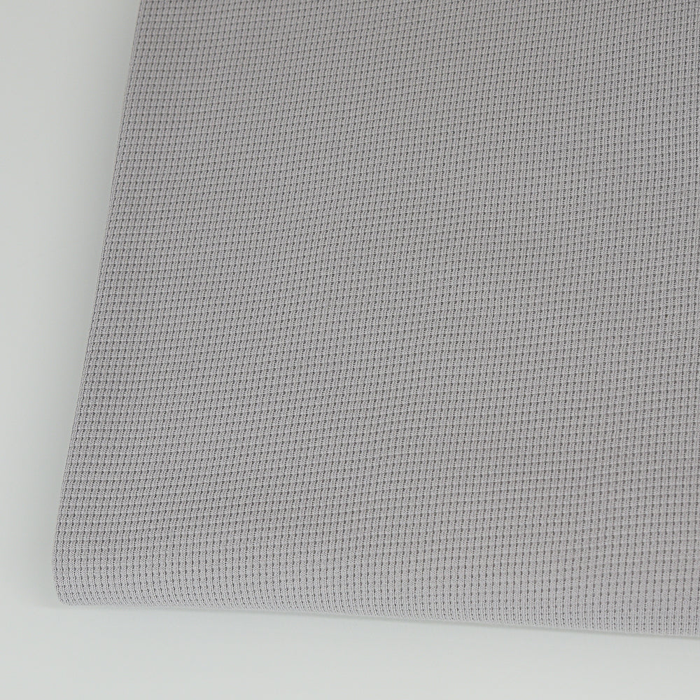 0,5m Ökotex 100 - Waffel-Jersey light grey