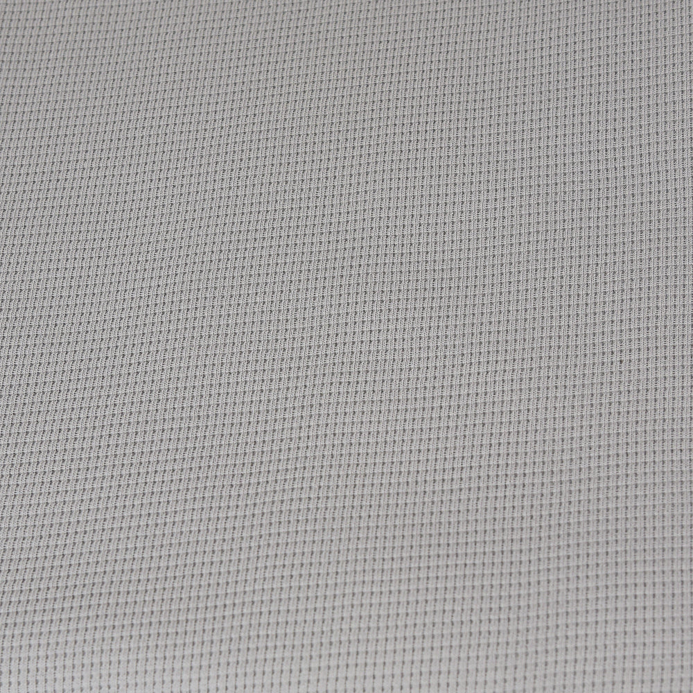 0,5m Ökotex 100 - Waffel-Jersey light grey