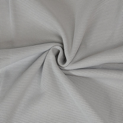 0,5m Ökotex 100 - Waffel-Jersey light grey