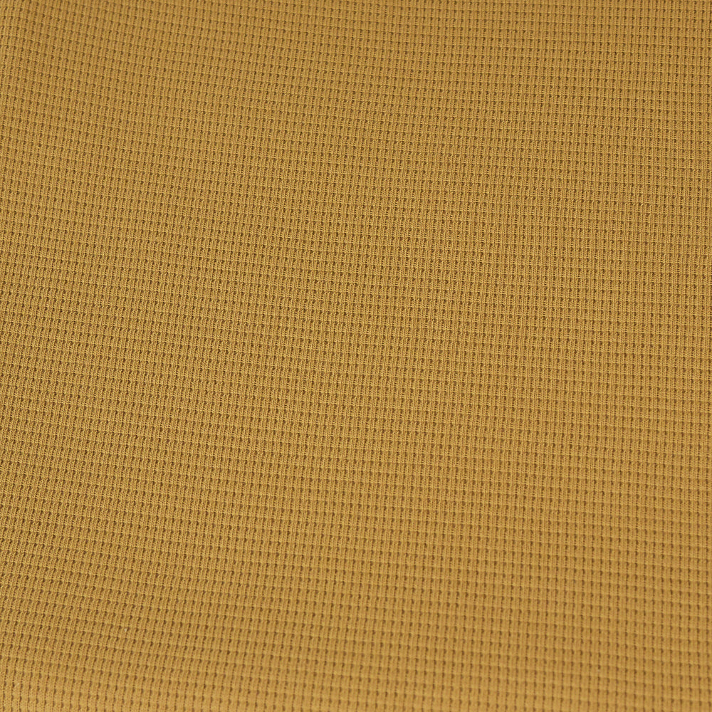 0,5m Ökotex 100 - Waffel-Jersey mustard