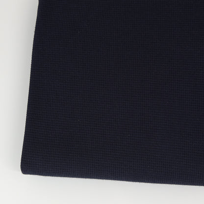 0,5m Ökotex 100 - Waffel-Jersey navy