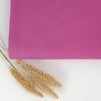 0,5m Ökotex 100 - Waffel-Jersey pink