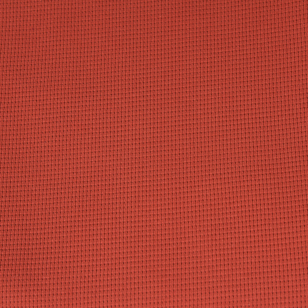 0,5m Ökotex 100 - Waffel-Jersey red pepper