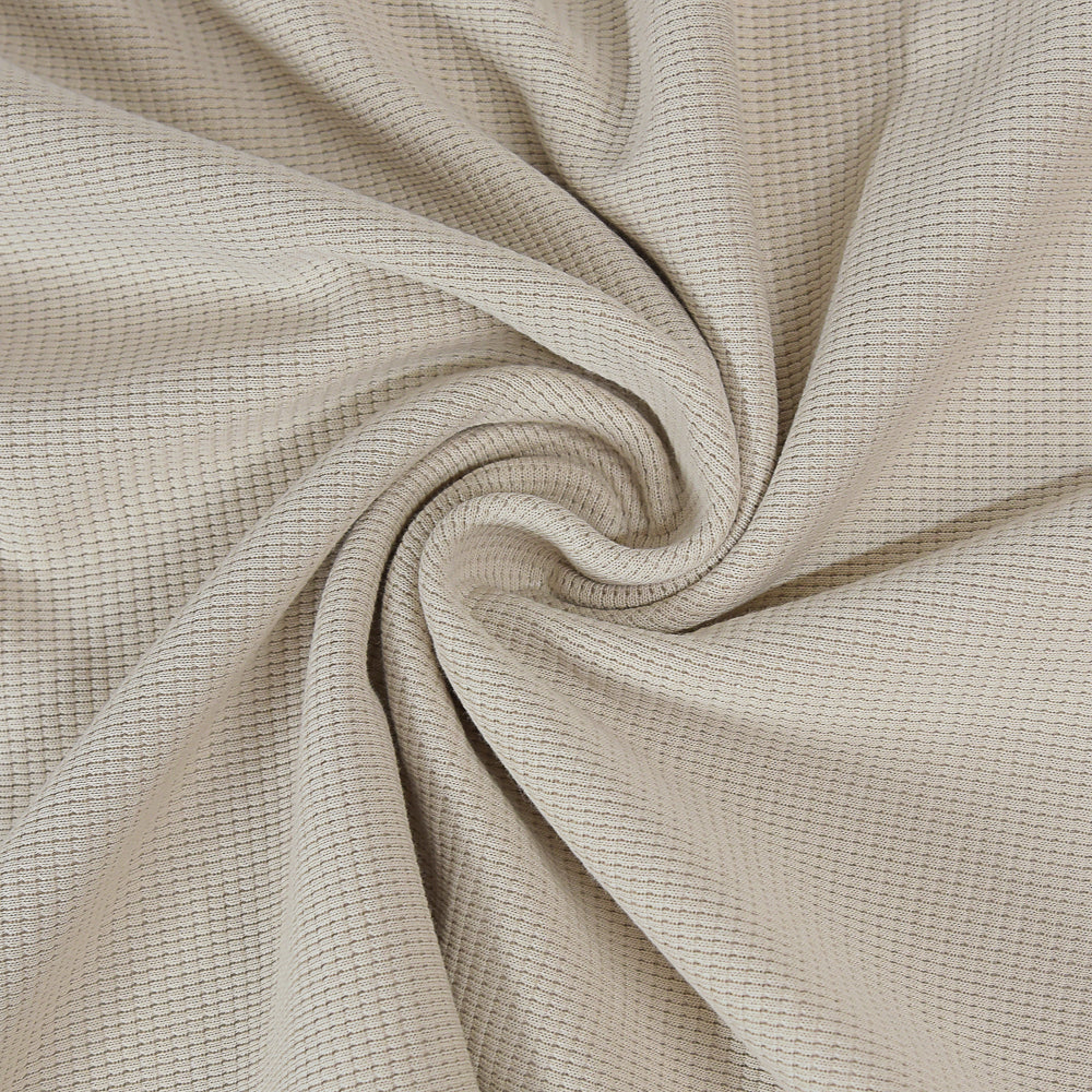 0,5m Ökotex 100 - Waffel-Jersey sand