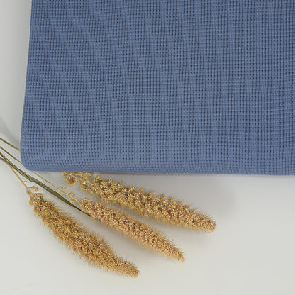 0,5m Ökotex 100 - Waffel-Jersey sea