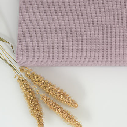 0,5m Ökotex 100 - Waffel-Jersey smoky rose