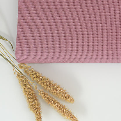 0,5m Ökotex 100 - Waffel-Jersey soft raspberry