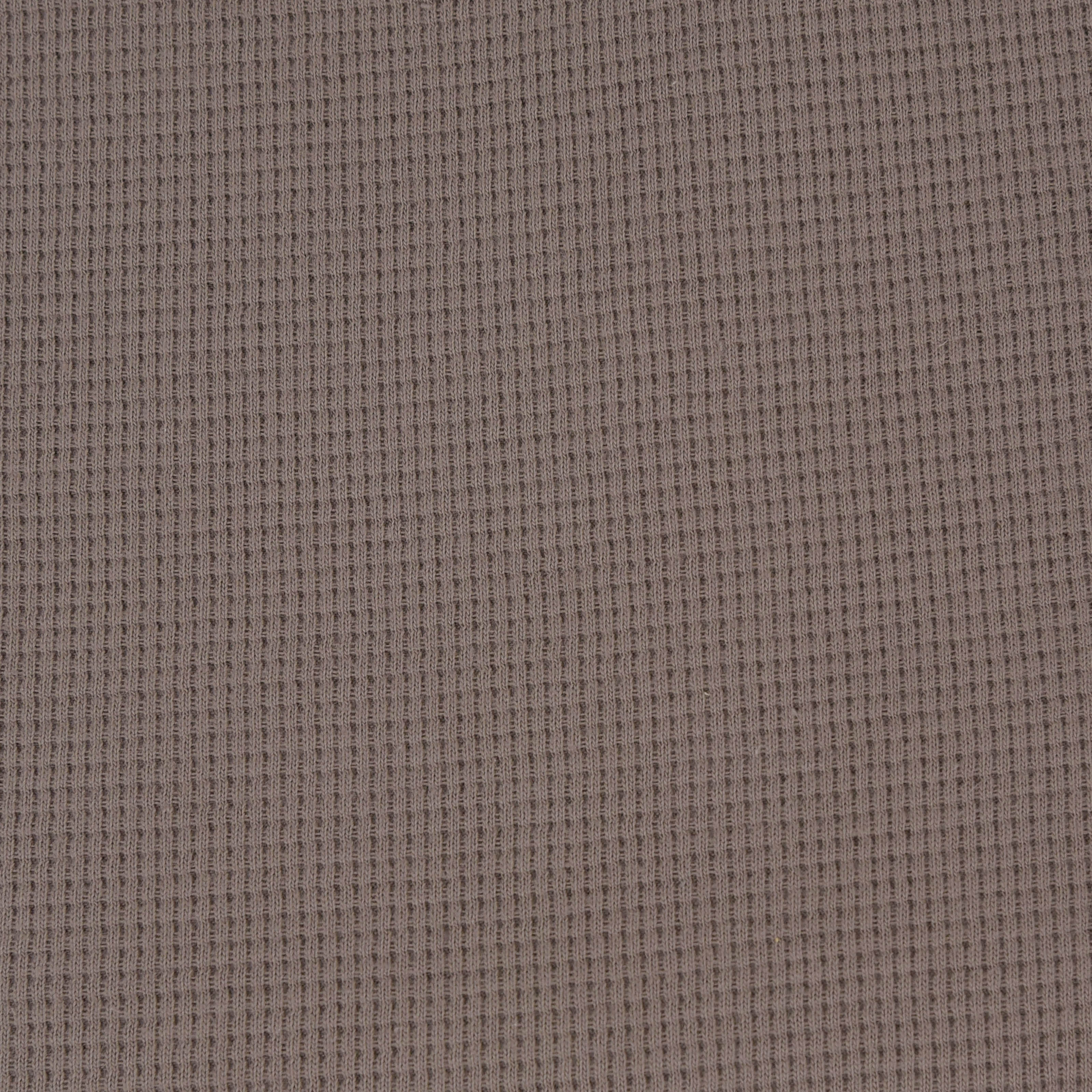 0,5m Ökotex 100 - Waffel-Jersey taupe
