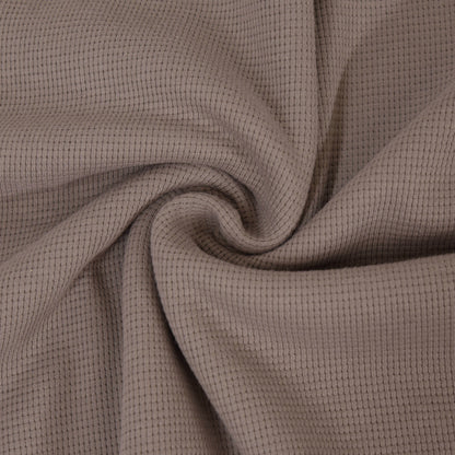 0,5m Ökotex 100 - Waffel-Jersey taupe