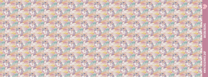 0,5m Bio-Sommersweat Unicorn Dreams AOP