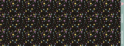 0,5m Bio-Sommersweat Unicorn Dreams Kombi Punkte dunkel