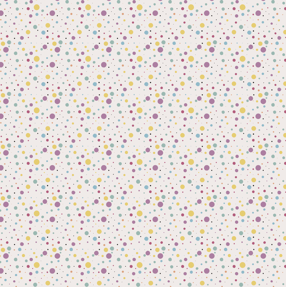 0,5m Bio-Sommersweat Unicorn Dreams Kombi Punkte hell