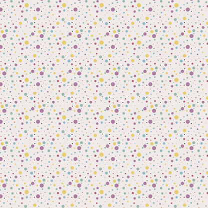 0,5m Bio-Sommersweat Unicorn Dreams Kombi Punkte hell