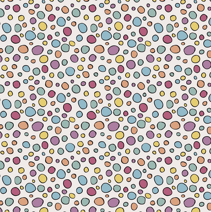 0,5m Bio-Sommersweat Unicorn Dreams Kombi Kreise hell