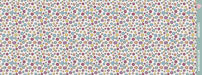 0,5m Bio-Sommersweat Unicorn Dreams Kombi Kreise hell